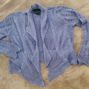 Beautiful blue cardigan size Large